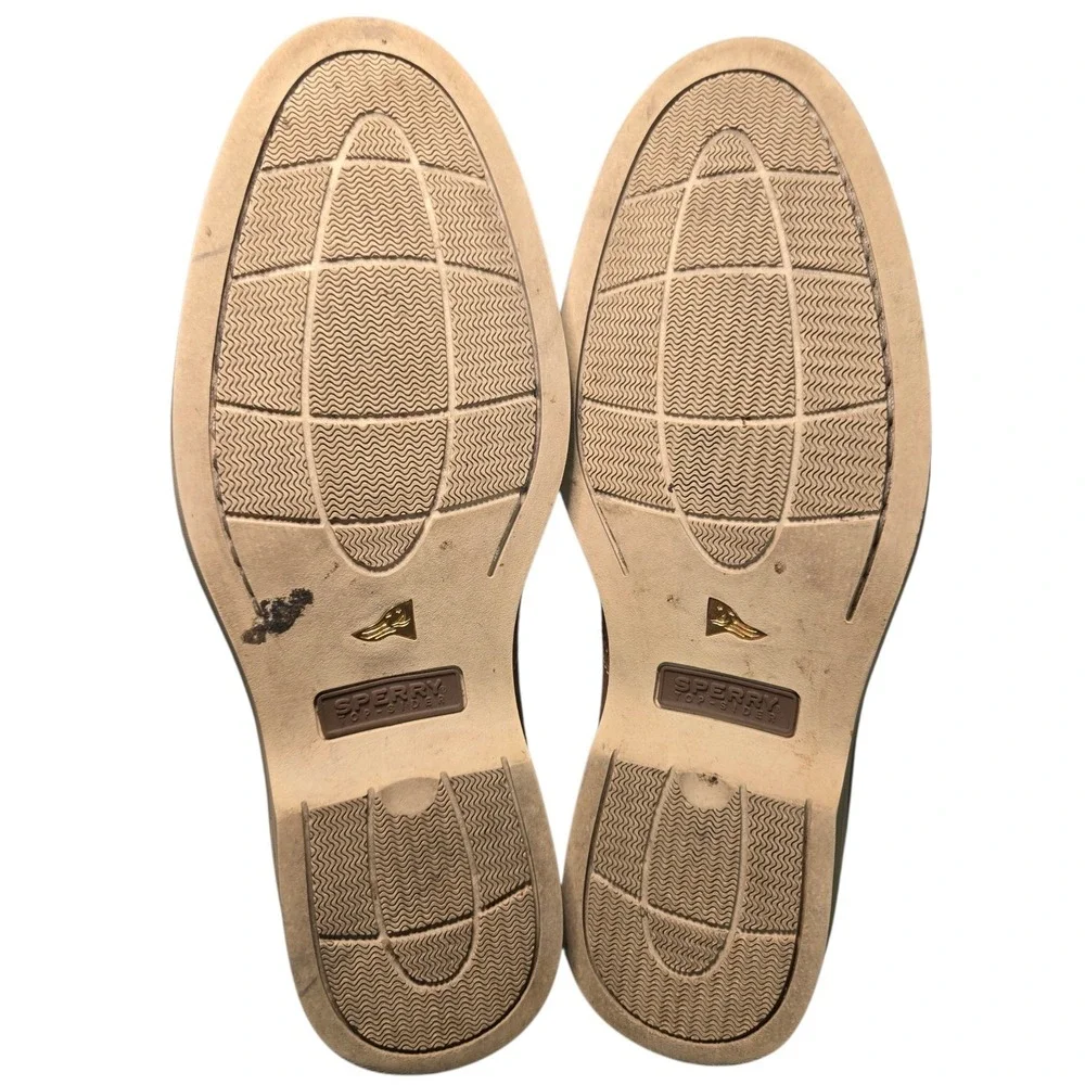Sperry Top Sider Gold Cup Collection Mens 11.5 M Beige Suede Oxford Boat Shoe